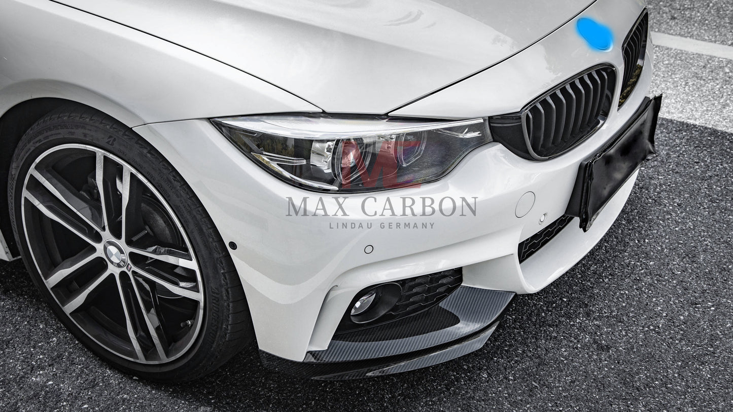MC MAX CARBON Performance Front Flaps Spoiler Lip Covers for BMW F32 F33 F36