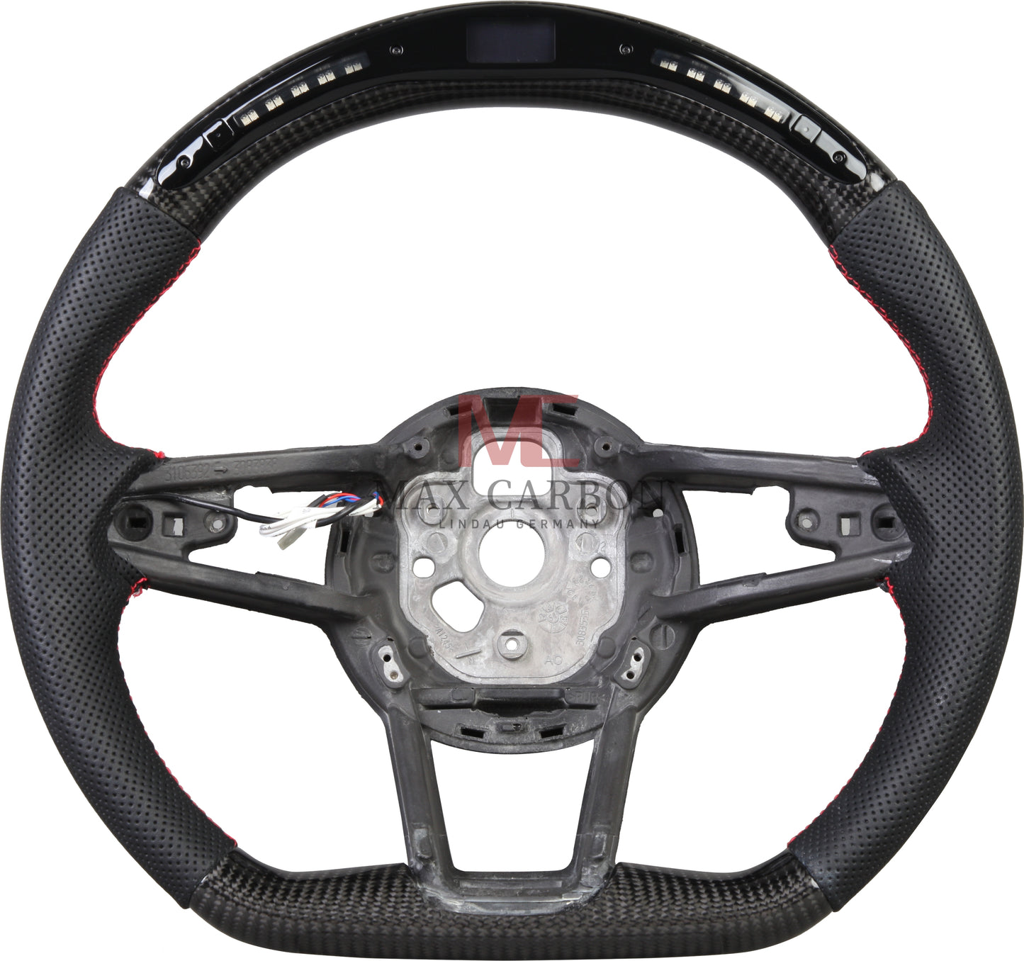 MC MAX CARBON Performance Dry Carbon Smart Steering Wheel LED Sport for Audi R8 4S