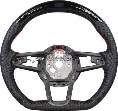 MC MAX CARBON Performance Dry Carbon Smart Steering Wheel LED Sport for Audi R8 4S