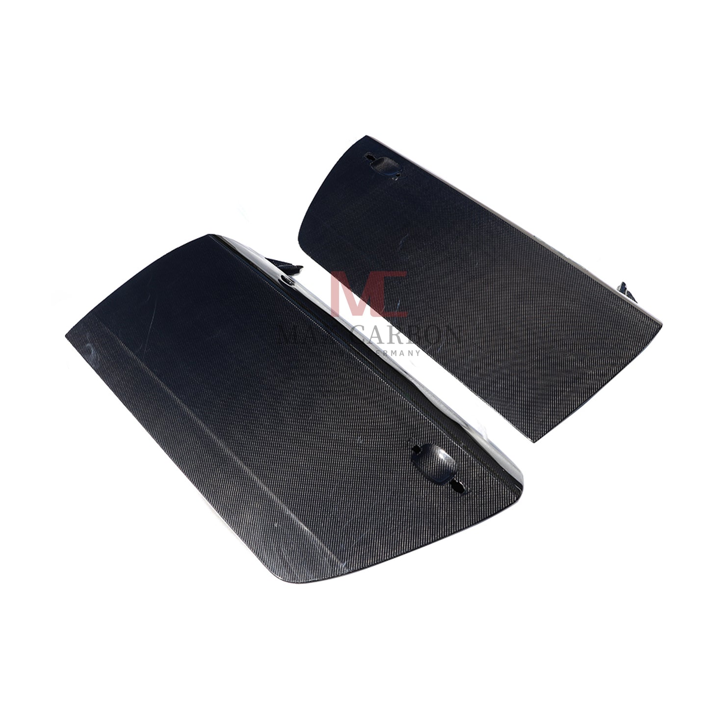 MC MAX CARBON DRY CARBON Performance DOOR SET REPLACEMENT DOORS suitable for Audi TT TTS TTRS 2014 to 2023 FV 8S 