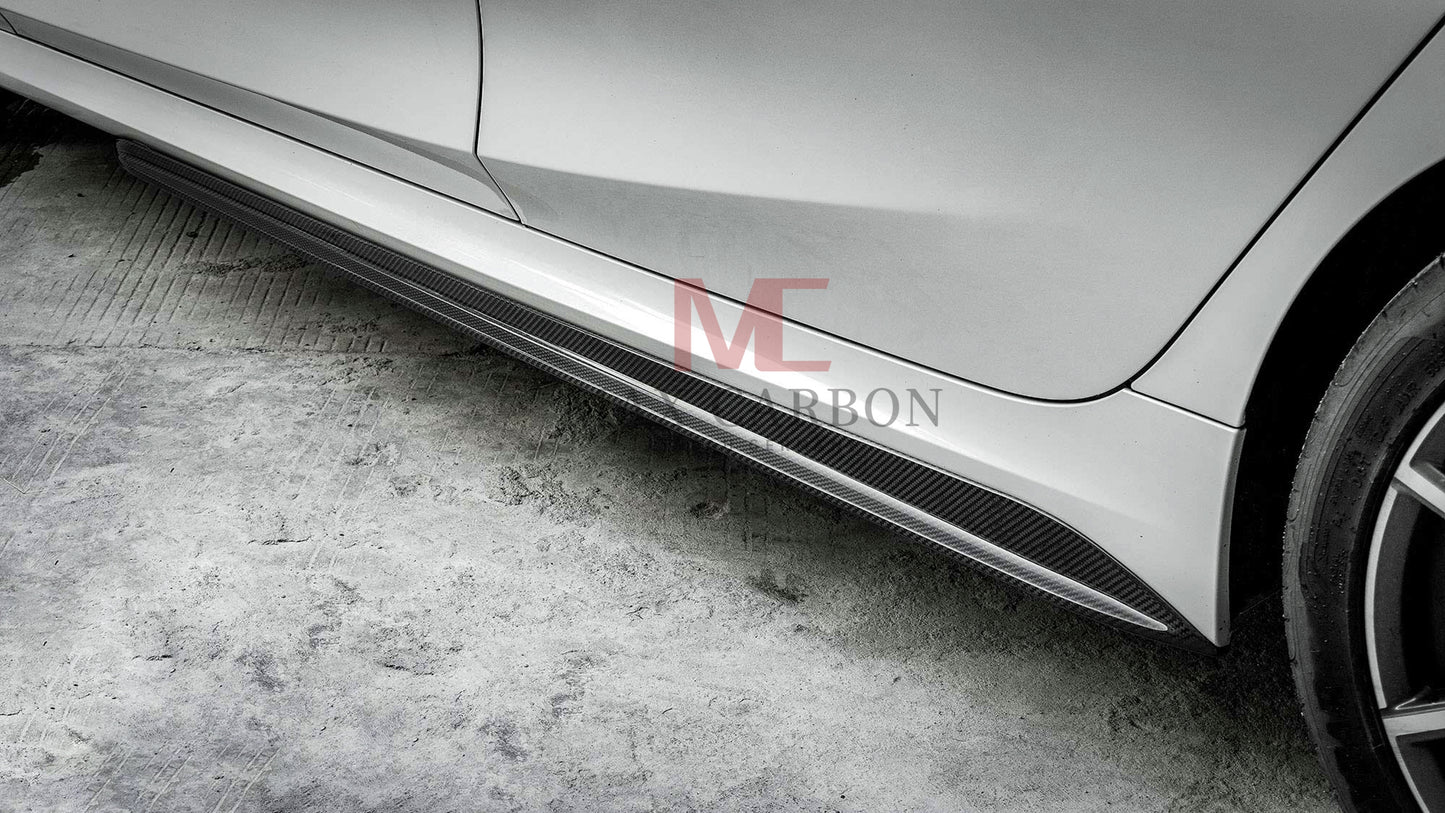 MC Dry Carbon Prepreg Performance Side Skirts suitable for BMW G20 G21 with M Package