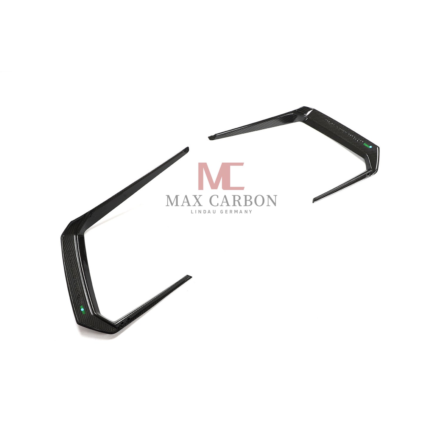 MC MAX CARBON Performance Front Bumper Vent Trims for Lamborghini Urus 2018 to 2021 