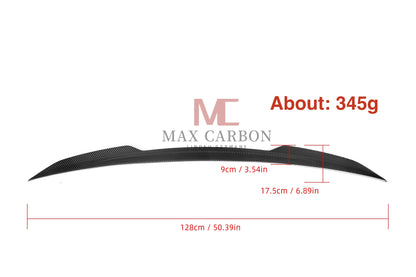 MC MAX CARBON Performance Spoiler Rear Spoiler Lip for Mercedes Benz S Class W222 Sedan AMG S63 S500 