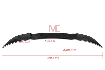 MAX CARBON Performance Sport spoiler lip rear spoiler for BMW 4 Series F36 