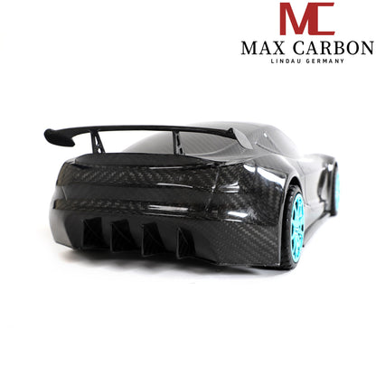 MAX CARBON Lifestyle Real Carbon Forged Carbon Hybrid Carbon Model Car made of Dry Carbon Prepreg 1:18 Sports Car Design Model Car