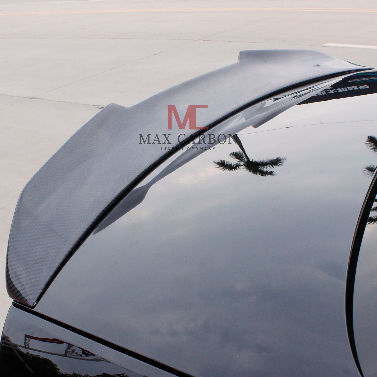 MC MAX CARBON Performance Sport Spoiler Lip for Audi A3 S3 RS3 8V Sedan 