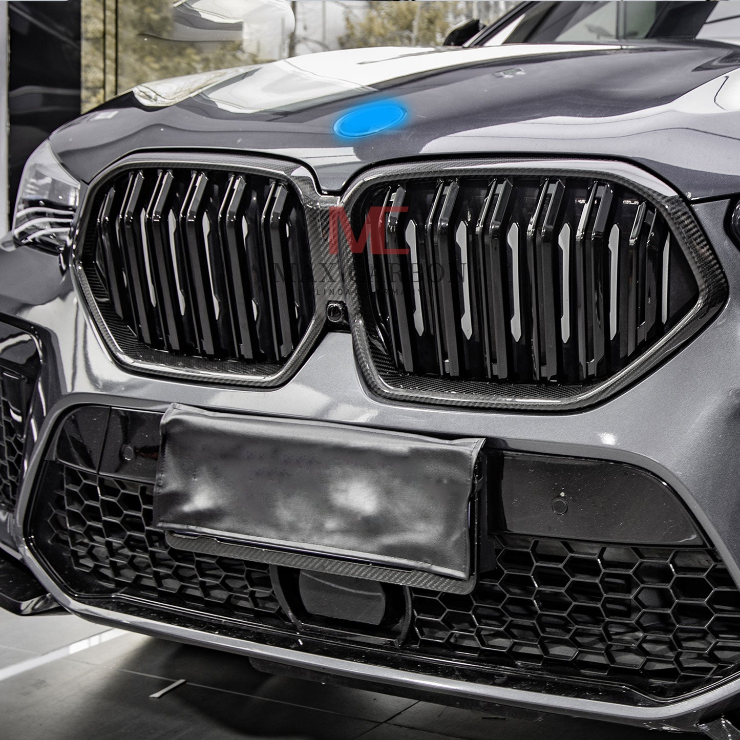 MC MAX CARBON Dry Carbon Performance Grille Grill Replacement for BMW X6 G06 X6M F96 