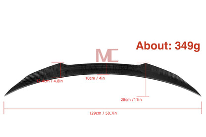 MC MAX CARBON Performance Spoiler Rear Spoiler Lip for Mercedes Benz S Class C217 Coupe S63 S500 