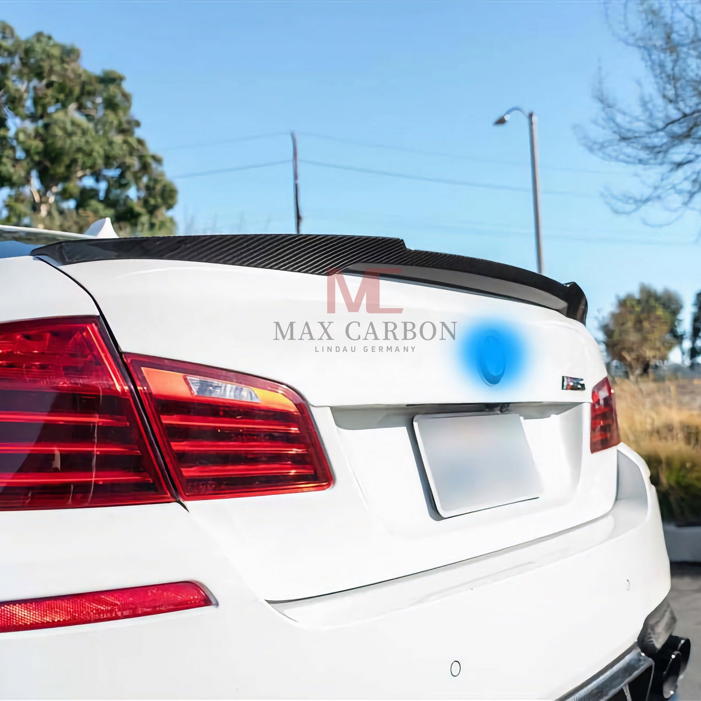 MC MAX CARBON Dry Carbon Prepreg Sport Rear Large Spoiler Lip for BMW 5 Series F10 M5 