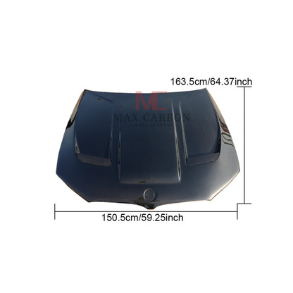 MAX Carbon Performance Hood Replacement suitable for BMW M5 F90 all models 2018 to 2023 