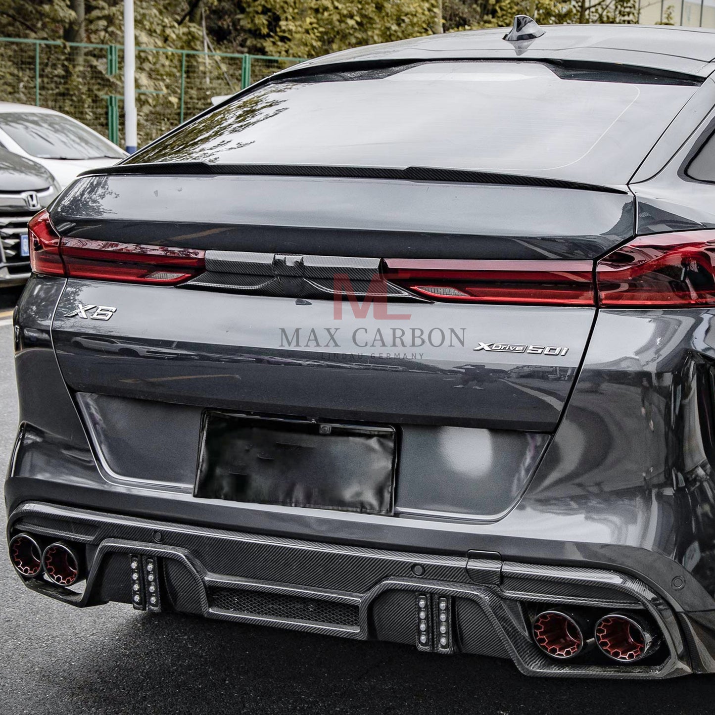 MAX CARBON Performance spoiler rear lip spoiler for BMW X6 X6M F96 G06