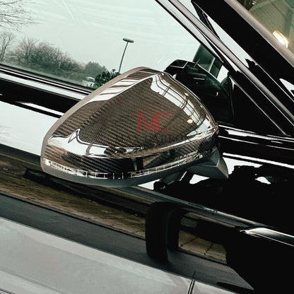 MC MAX CARBON Performance mirror caps, exterior mirror caps, mirror caps for Audi A4 S4 RS4 A5 S5 RS5 B9