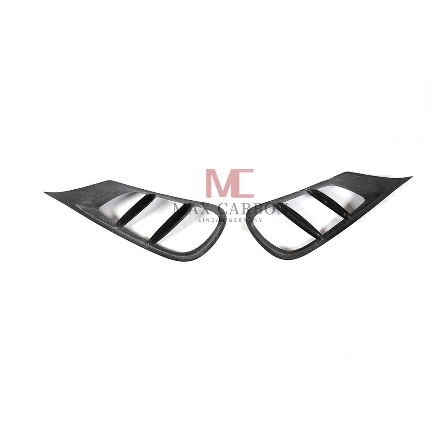 MC Performance for Mercedes Benz E Class W212 S212 Carbon Fiber Front Bumper Vent Trims