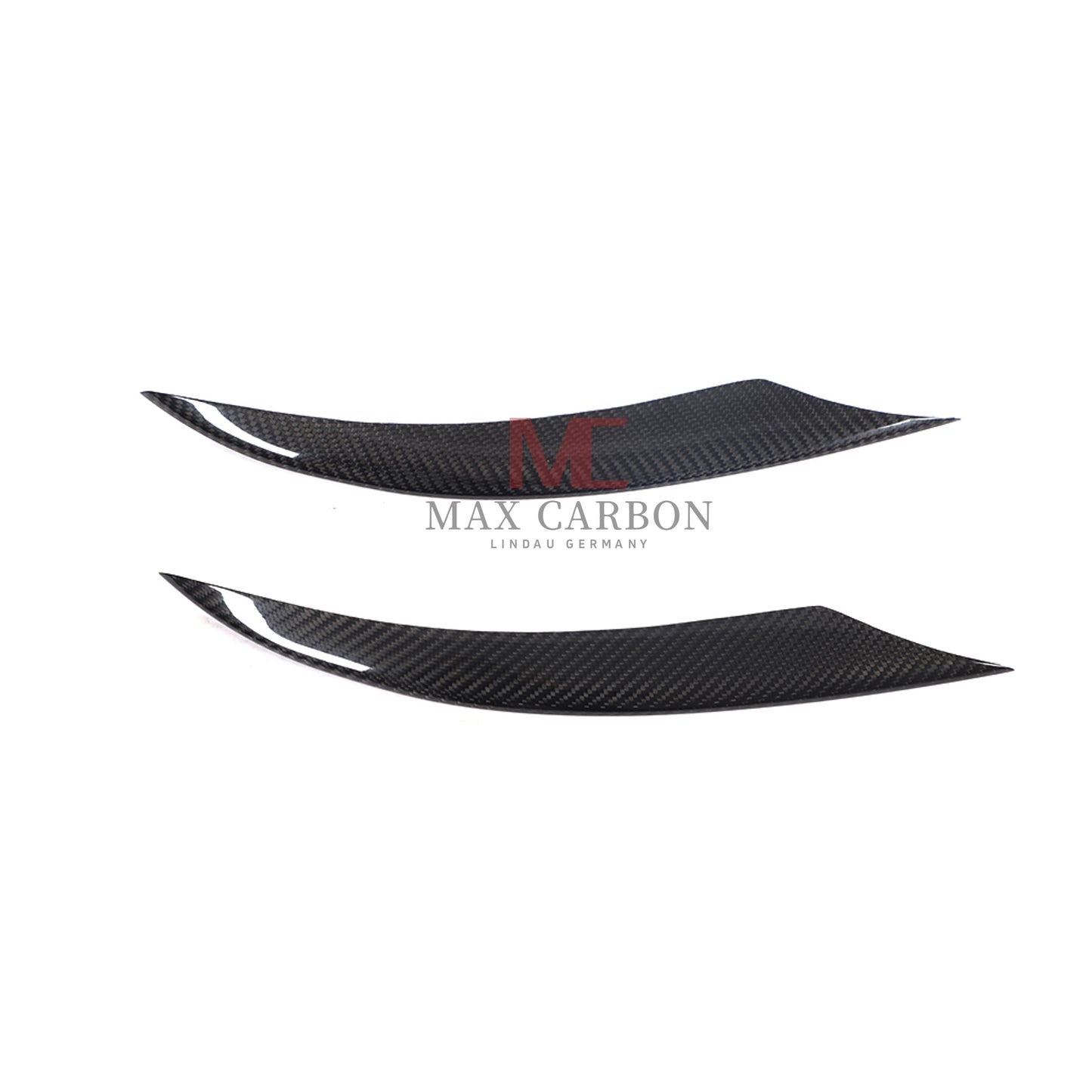 MC MAX CARBON Performance W205 C205 A205 S205 Front Bumper Canards for Mercedes Benz C Class Sport 