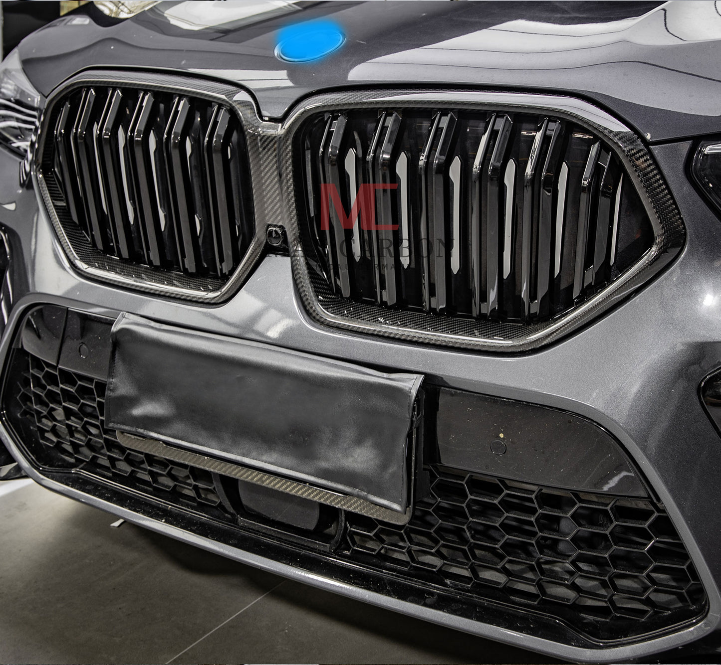 MC MAX CARBON Dry Carbon Performance Grille Grill Replacement for BMW X6 G06 X6M F96 