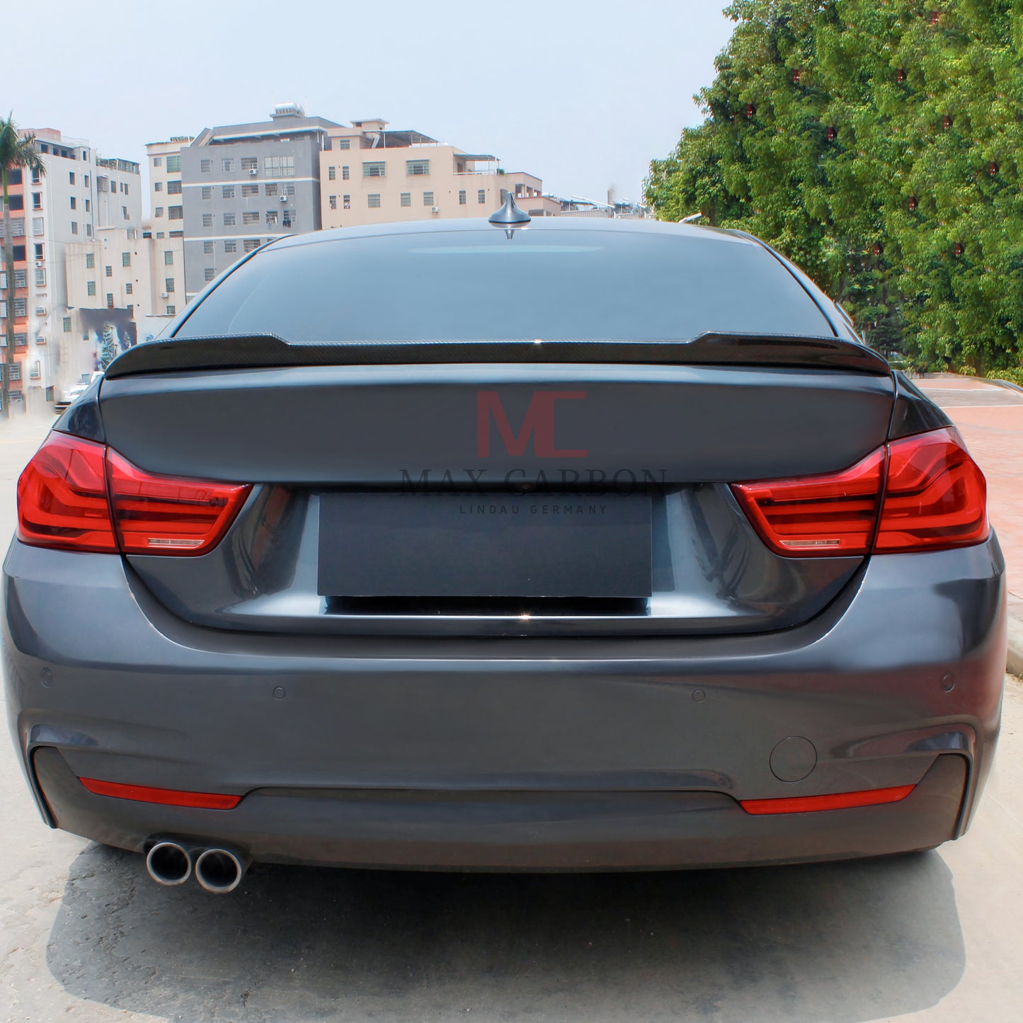 MAX CARBON Performance Sport spoiler lip rear spoiler for BMW 4 Series F36 