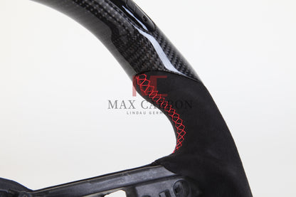 MC MAX CARBON Performance Dry Carbon Smart Steering Wheel LED Sport for Audi R8 4S