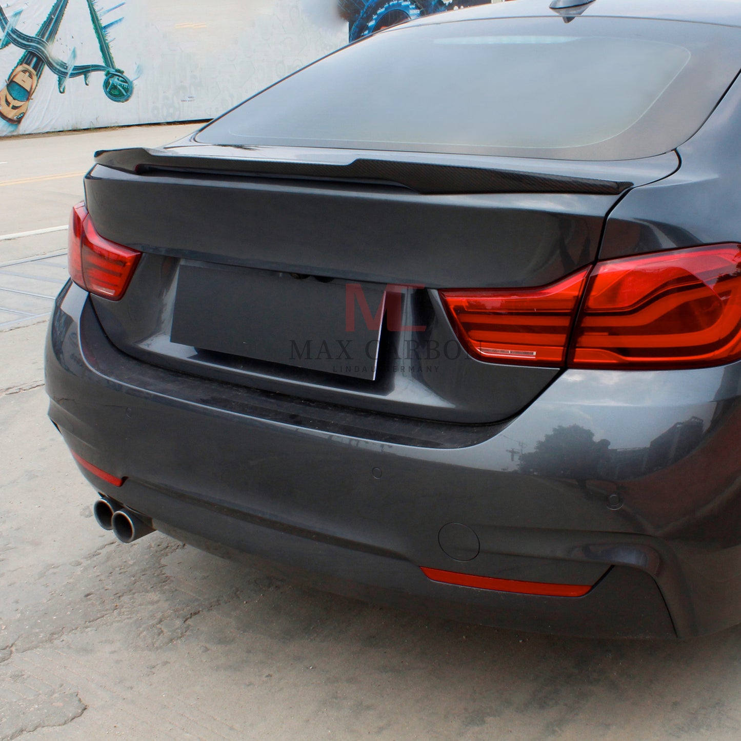 MAX CARBON Performance Sport spoiler lip rear spoiler for BMW 4 Series F32