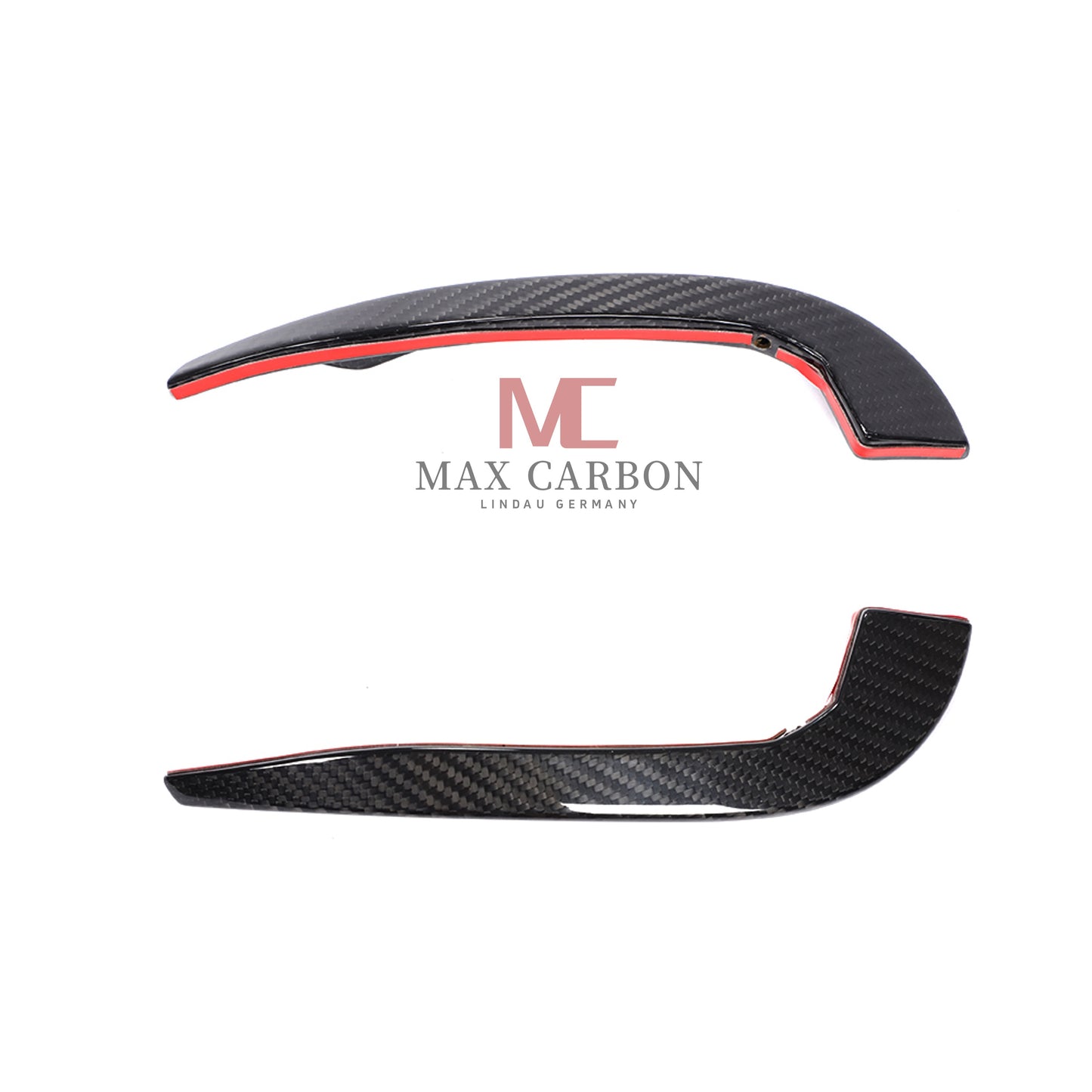 MC Performance Dry Carbon AERO FLICKER Flaps Front canards attachment for AUDI RS3 8V 