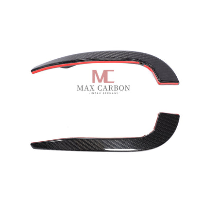 MC Performance Dry Carbon AERO FLICKER Flaps Front canards attachment for AUDI RS3 8V 