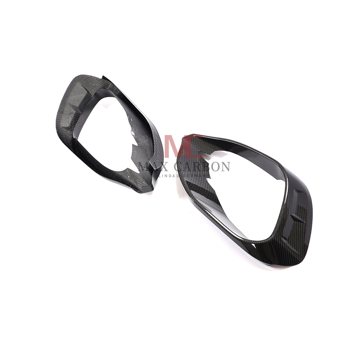 MC DRY Carbon Front Bumper Fog Light Cover Splitter Canard for Mercedes Benz GLA Class GLA250 Sport Utility 4-Door GLA45 GLA35 H247