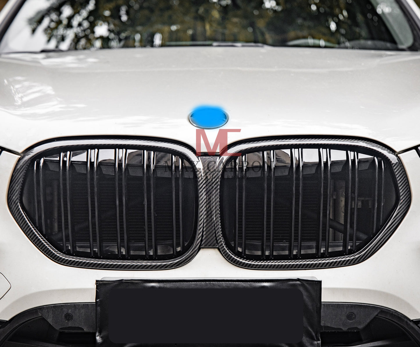 MC MAX CARBON Performance Grille Grill Replacement for BMW X1 F48 