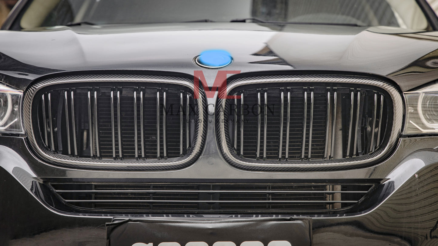MC MAX CARBON Performance Grille Grill Replacement for BMW X5 F15 X6 F16 X5M F85 X6M F86
