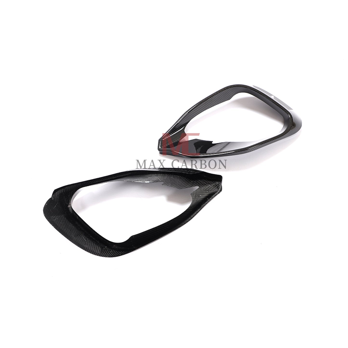 MC DRY Carbon Front Bumper Fog Light Cover Splitter Canard for Mercedes Benz GLA Class GLA250 Sport Utility 4-Door GLA45 GLA35 H247