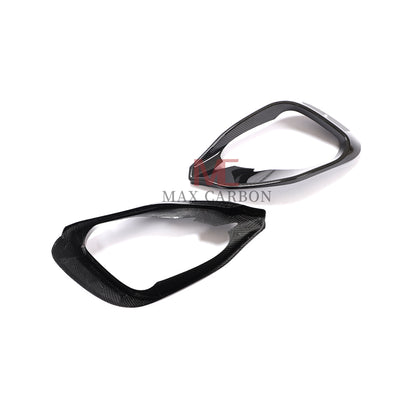 MC DRY Carbon Front Bumper Fog Light Cover Splitter Canard for Mercedes Benz GLA Class GLA250 Sport Utility 4-Door GLA45 GLA35 H247