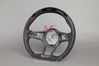 MC MAX CARBON Performance Dry Carbon Smart Steering Wheel LED Sport for Audi R8 4S