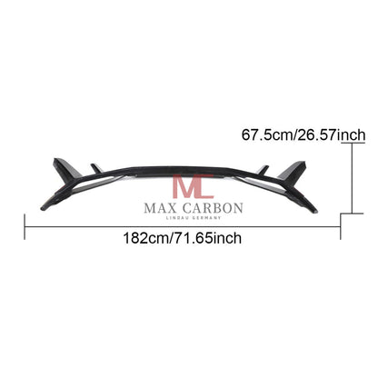 Lèvre avant MC MAX CARBON DRY CARBON Performance sur mesure pour Audi R8 4S 