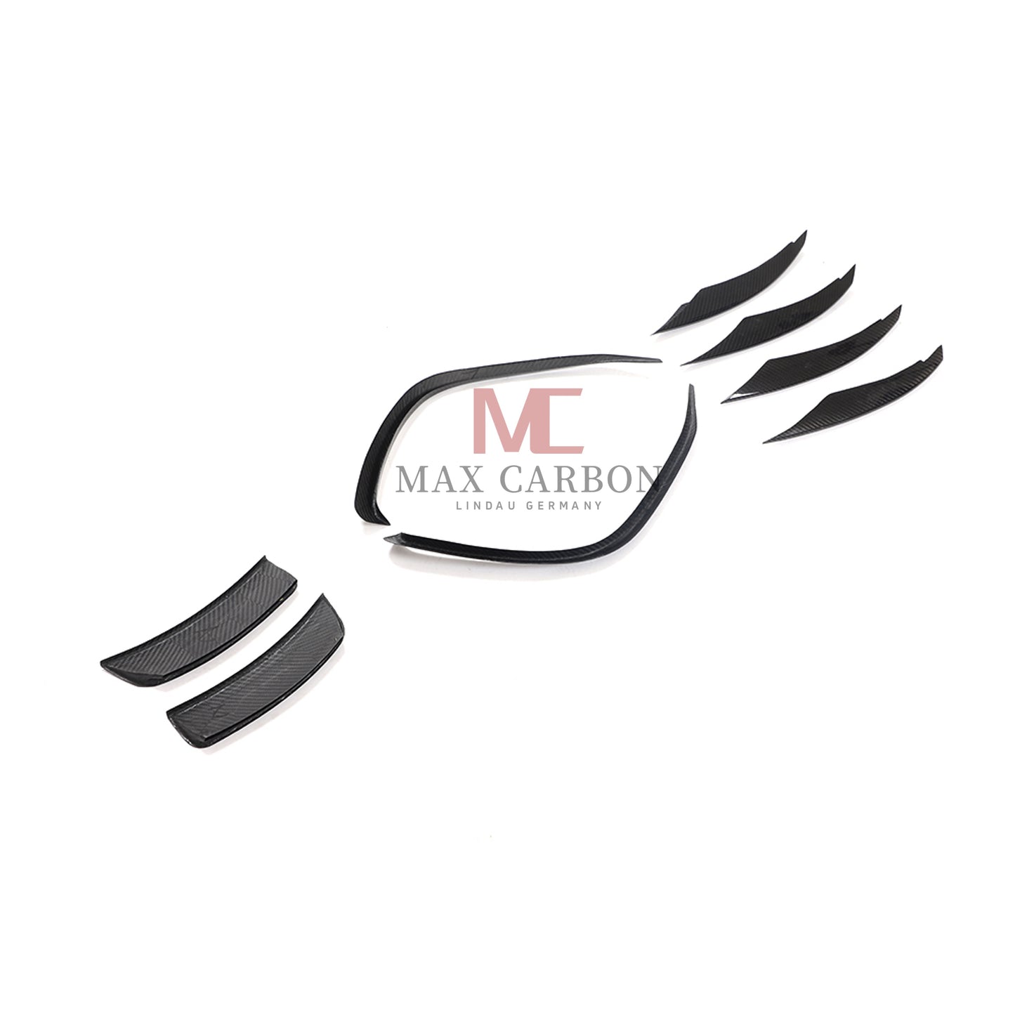 MC MAX CARBON Performance spoiler front lip spoiler for Mercedes Benz A Class W177 Sedan
