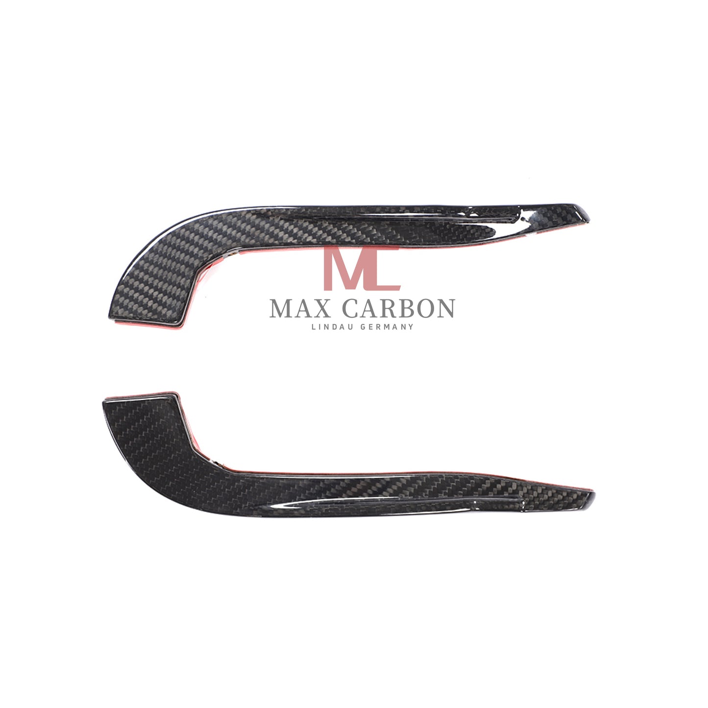 MC Performance Dry Carbon AERO FLICKER Flaps Front canards attachment for AUDI RS3 8V 