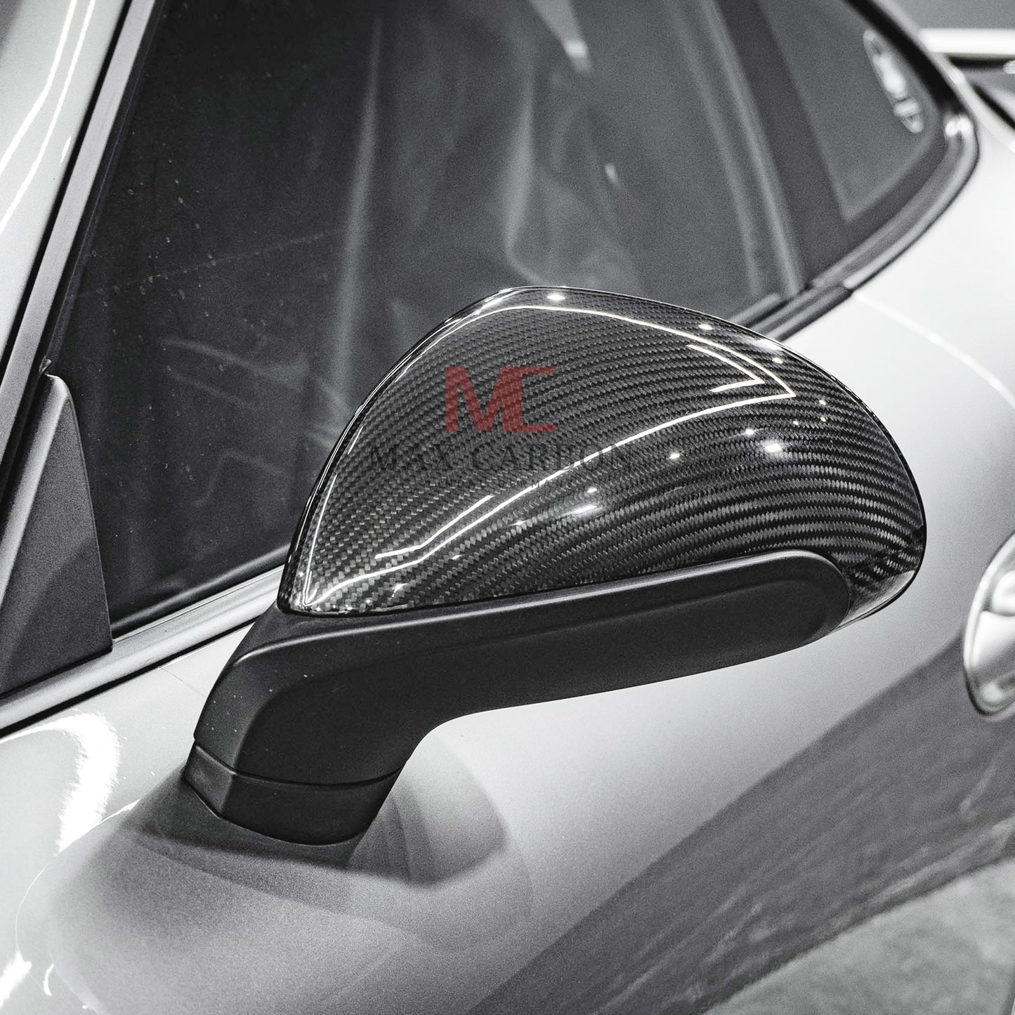 MC MAX CARBON Performance mirror caps Dry Carbon Prepreg suitable for Porsche 911 991.2 carrera s 4s gts turbo