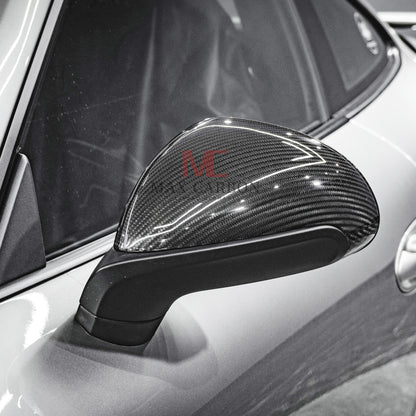 MC MAX CARBON Performance mirror caps Dry Carbon Prepreg suitable for Porsche 911 991.2 carrera s 4s gts turbo