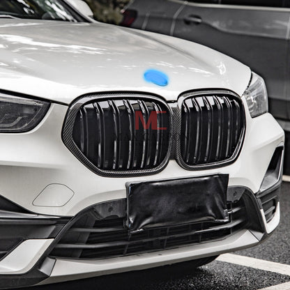 MC MAX CARBON Performance Grille Grill Replacement for BMW X1 F48 