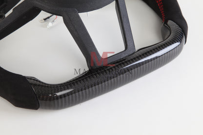 MC MAX CARBON Performance Dry Carbon Smart Steering Wheel LED Sport for Audi R8 4S