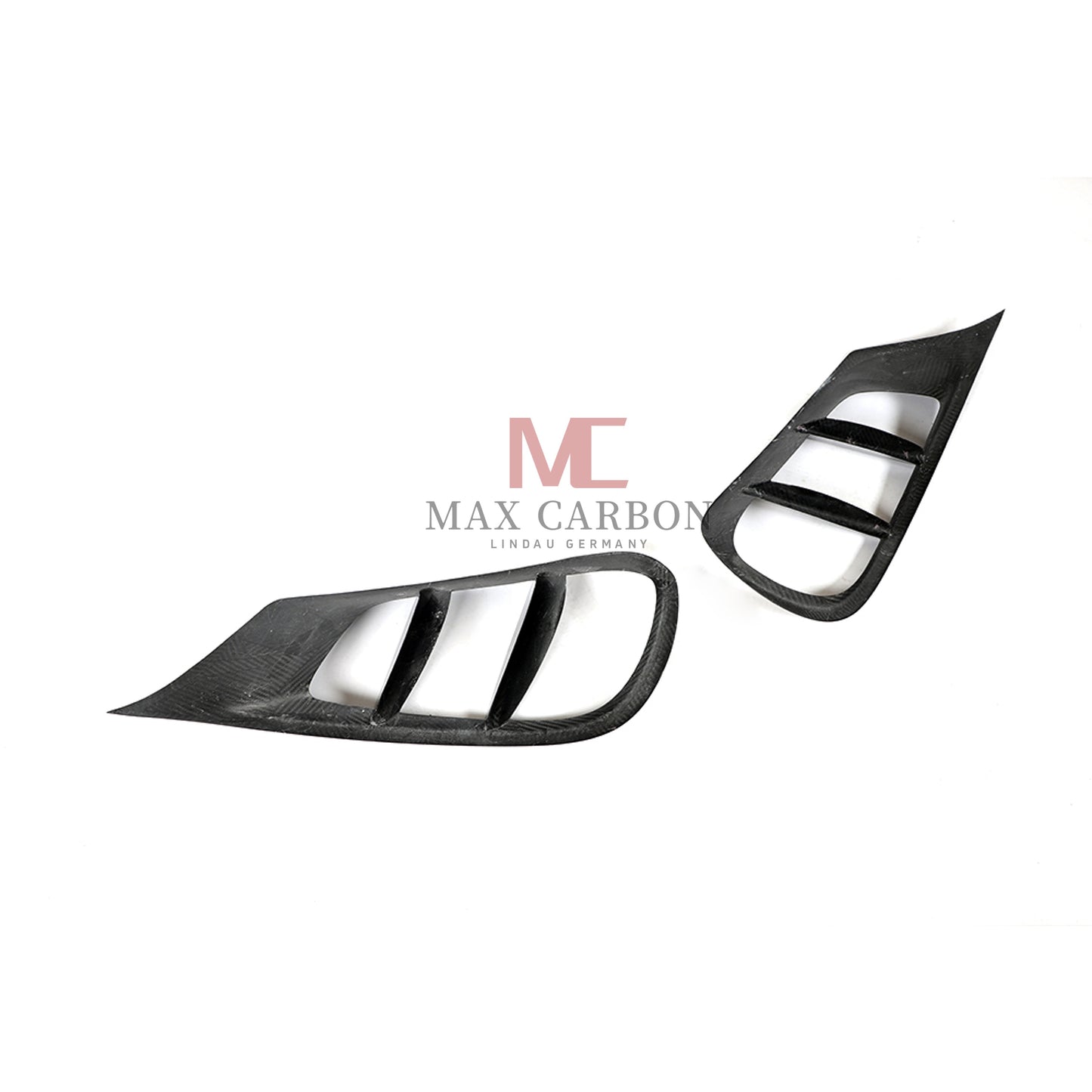 MC Performance for Mercedes Benz E Class W212 S212 Carbon Fiber Front Bumper Vent Trims