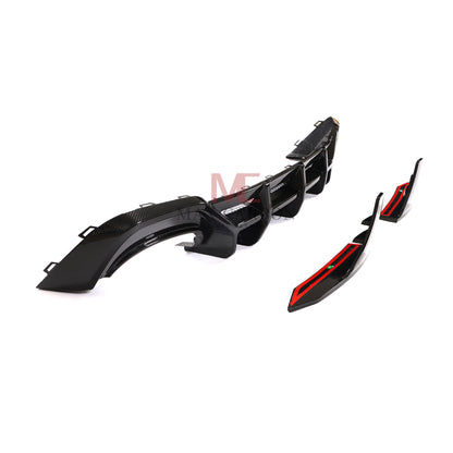 MAX CARBON Performance Rear Diffuser Replacement for Audi RS7 C8 