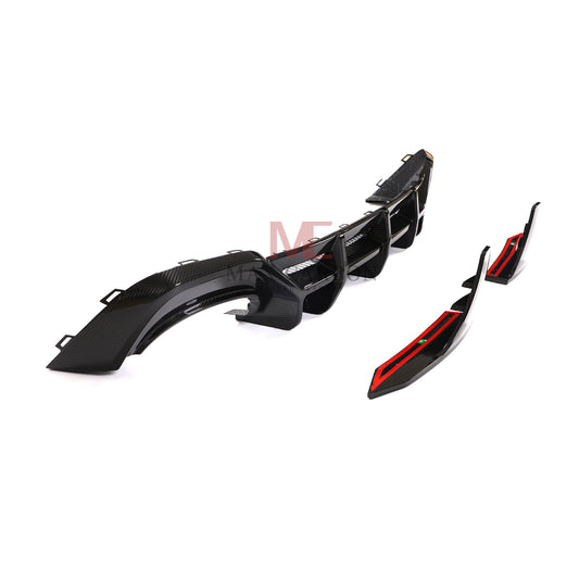 MAX CARBON Performance Rear Diffuser Replacement for Audi RS7 C8 