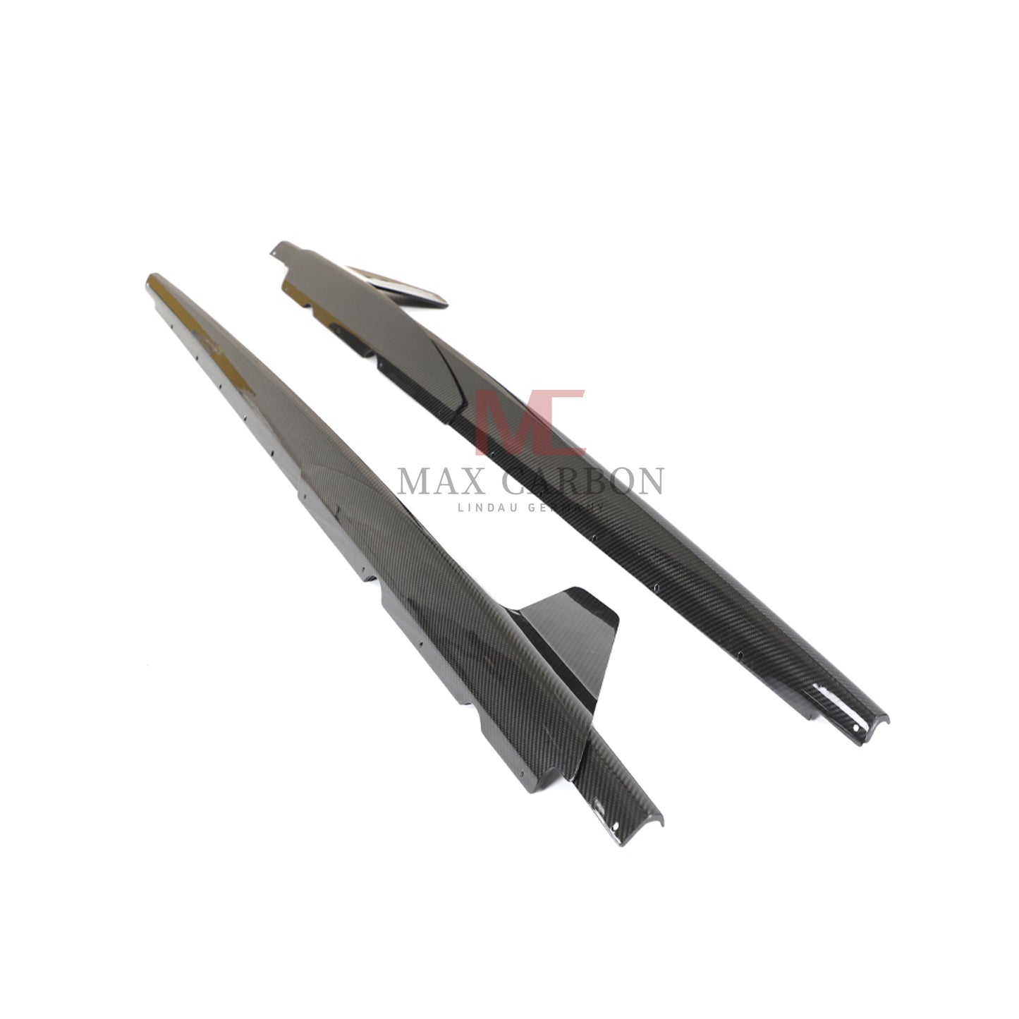 Bavettes de jupe latérale MC MAX CARBON DRY CARBON Performance sur mesure pour Audi R8 4S 