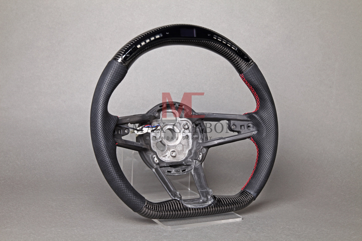 MC MAX CARBON Performance Dry Carbon Smart Steering Wheel LED Sport for Audi R8 4S