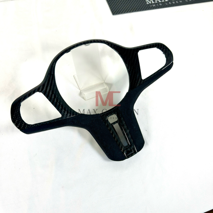 MAX CARBON Dry Carbon Prepreg Steering Wheel Cover Replacement for BMW G30 G31 G32 G14 G15 G16 G01 G02 G05 G06 G07 F95 F96 F97 F98 F90 F91 F92 F93 