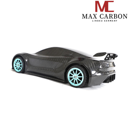 MAX CARBON Lifestyle Real Carbon Forged Carbon Hybrid Carbon Model Car made of Dry Carbon Prepreg 1:18 Sports Car Design Model Car