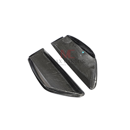 MC MAX CARBON Performance Fiber Front Bumper Scoop Trims for Audi RS6 Avant Wagon 