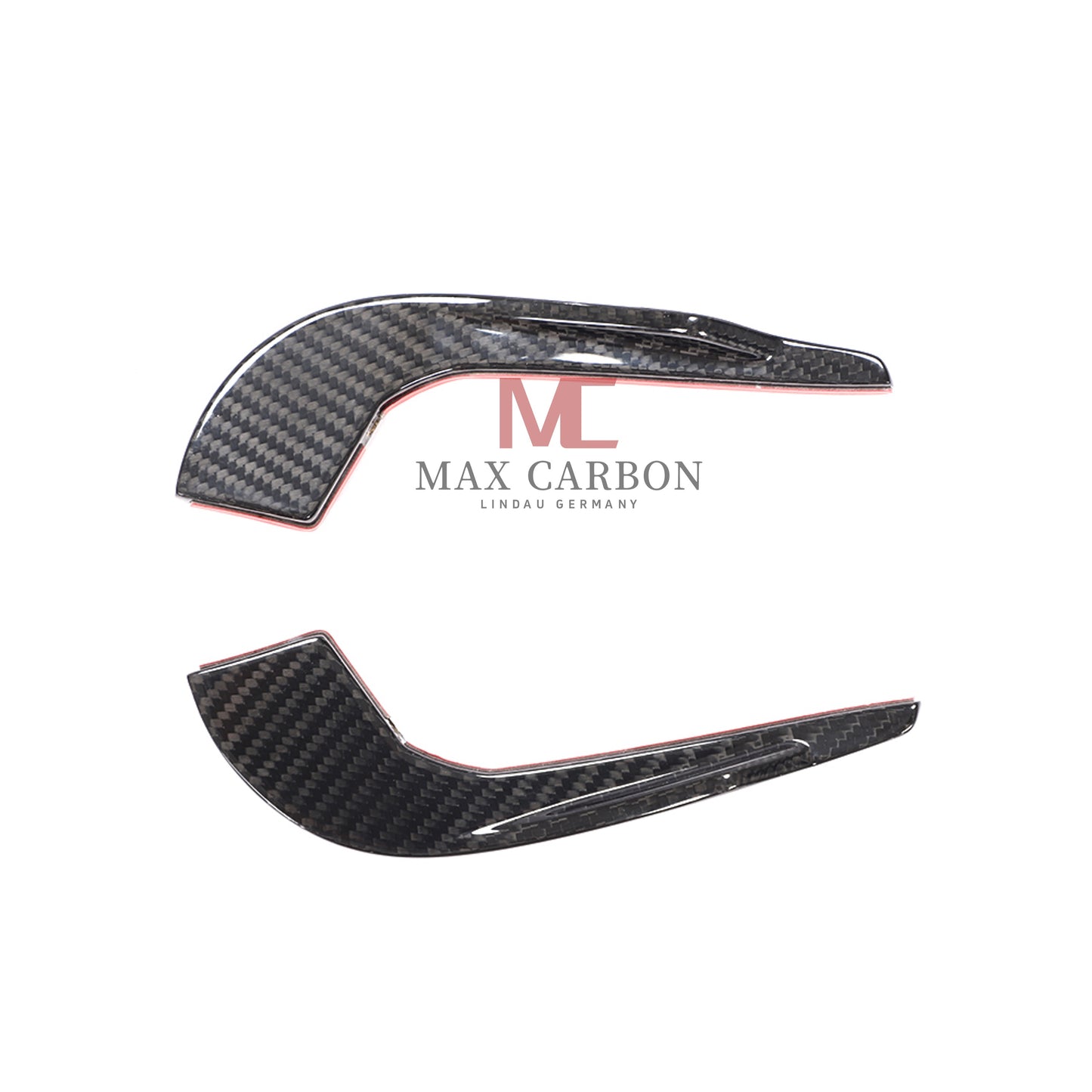 MC Performance Dry Carbon AERO FLICKER Flaps Front canards attachment for AUDI RS3 8V 