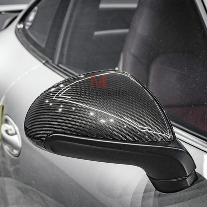 MC MAX CARBON Performance mirror caps Dry Carbon Prepreg suitable for Porsche 911 991.2 carrera s 4s gts turbo