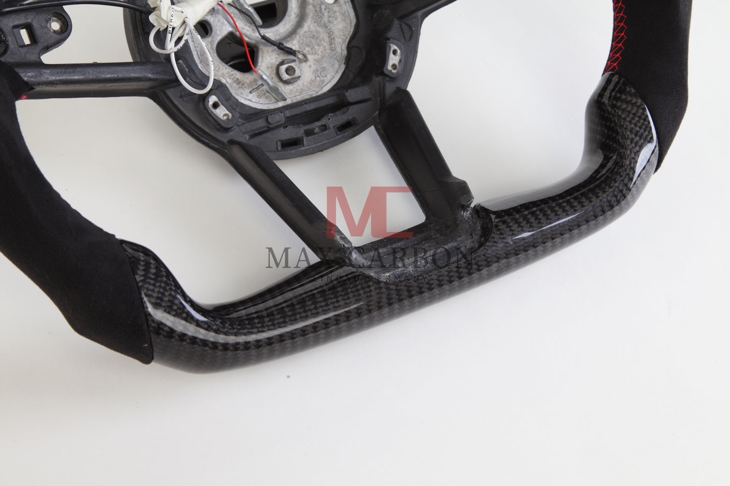 MC MAX CARBON Performance Dry Carbon Smart Steering Wheel LED Sport for Audi R8 4S