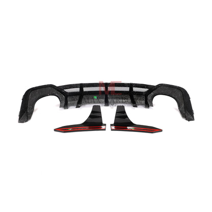 MAX CARBON Performance Rear Diffuser Replacement for Audi RS7 C8 