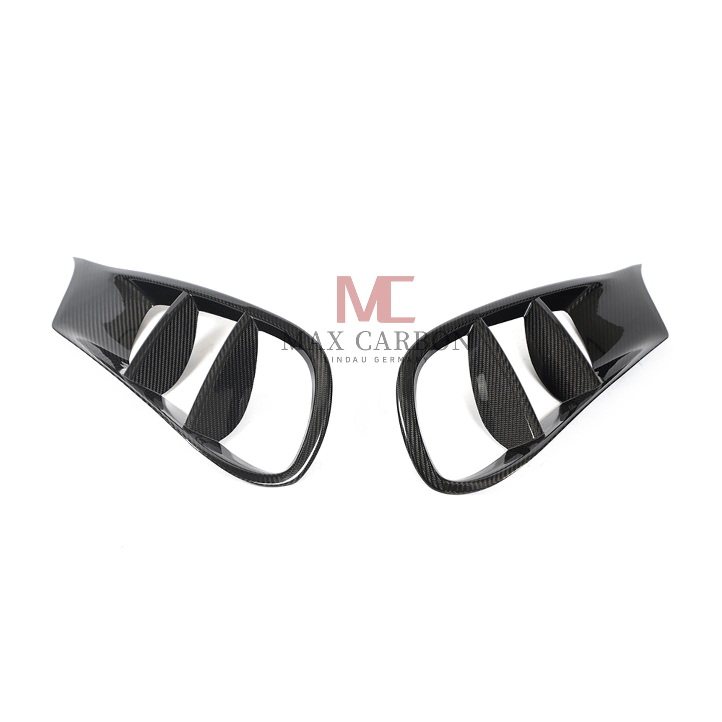 MC Performance for Mercedes Benz E Class W212 S212 Carbon Fiber Front Bumper Vent Trims